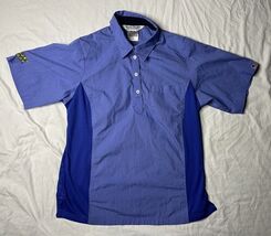 Waffle House Uniform Shirt Women’s Medium Blue Short Sleeve #75352 - $466.24 MXN