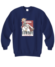 Funny Sweatshirt Cowboy Killers Navy-SS  - £22.10 GBP