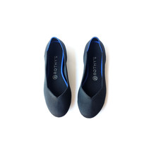 Rothys The Flat 7 Flax Birdseye Round Toe Stretch Ballet Flats Shoes *Primo* 7 - £57.96 GBP