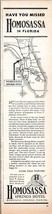 1947 Print Ad Homosassa Springs Hotel Homosassa Springs,FLORIDA - $11.81