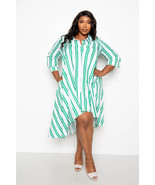 Women&#39;s Stripe Shirt Dress - $436.74 MXN