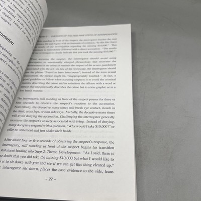 Anatomy of Interrogation Themes : The Reid Technique of Interview Item image 11