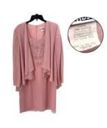 After Dark Women’s Pink Formal Dress Lace Detail Mother of the Bride Ele... - $706.43 MXN