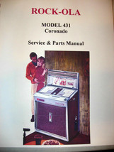 Rock-ola Model 431 Coronado Jukebox Manual - £27.18 GBP