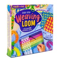 Made By Me Easy Step Weaving Loomn Kit , Hook, Loops &amp; Instructions - £15.57 GBP