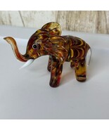 Lenox Glass Elephant Figurine Swirl Amber Red Yellow White Tusk - $551.59 MXN Lenox Glass Elephant Figurine Swirl Amber Red Yellow White Tusk - $551.59 MXN