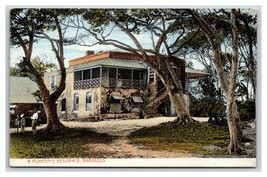 Planters Residence Barbados WI UNP W L Johnson DB Postcard P20 - £5.91 GBP