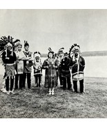 1970 Maine Passamaquoddy Native Americans Photo Print Vintage Eastport H... - £23.72 GBP