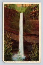 Latourelle Falls Lungo Columbia Fiume Autostrada Oregon O Unp Wb Cartolina L15 - £4.76 GBP