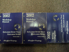2002 Ford Explorer Sport Trac Service Shop Repair Workshop Manual Set FACTORY - £110.31 GBP