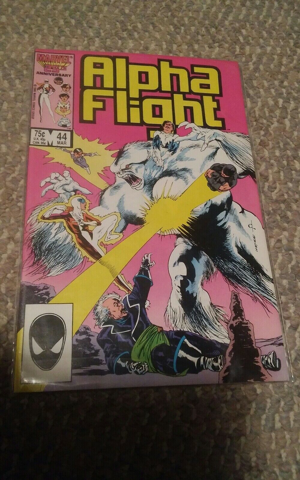 Alpha Flight Marvel Comic Book #44 MArch - $8.99
