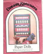 Dream Spinners Paper Dolls Crib Quilt, Bumper Pads and Crib Sheet Patter... - £9.49 GBP