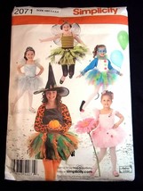 Simplicity pattern 2071 child &amp; girls costumes Size HH 3-8 witch bee ballerinas - £2.76 GBP