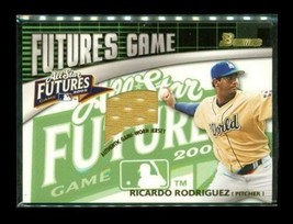 2003 Topps Bowman Futures Relic Baseball Card FG-RR Ricardo Rodriguez Dodgers - £11.51 GBP