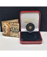 Pobjoy Mint &quot;BIG CATS LION&quot; Half Gram .999 Gold Coin + OGP &amp; COA #140/199 - $108.89