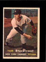1957 TOPPS #34 TOM STURDIVANT VGEX (RC) YANKEES *NY7100 - $7.11