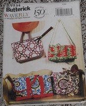 Butterick Pattern 5934 Waverly Bags 4 Style Variations Uncut - £7.08 GBP