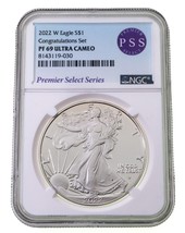 2022-W Silber American Eagle Congratulations Set NGC PF69 Ucam - $77.95