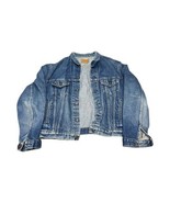 Vintage Levi’s Denim Jacket Size 46 70570 Retro Trucker Jean Pockets Dis... - £73.36 GBP