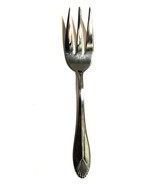 Heritage Mint SAFRANO Flatware Large Serving Fork 8 5/8&quot;L  18/10 Stainle... - £6.04 GBP