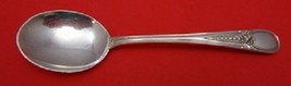 Flowered Antique By Blackinton Sterling Silver Cream Soup Spoon 6 1/4&quot; - £61.52 GBP