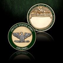 Army Colonel 1.75&quot; Military Challenge Coin - £29.40 GBP