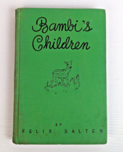 1943 Bambi&#39;s Children By Felix Saltem #1497 Whitman Publishing - Disney Illust. - £11.67 GBP