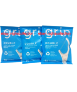 ( LOT 3 ) Earth Lovin&#39;Grin DOUBLE Floss 60 Floss Minty=180 Flossers SEALED - $316.61 MXN