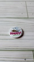 Vintage 1994 American Girl Grin Pins Bee Happy Approx. 1 inch Pleasant Co - £2.95 GBP