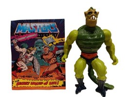 1983 He-man Masters Of The Universe Whiplash Action Figure MOTU Includes Comic - £14.45 GBP