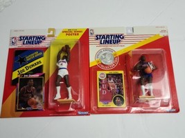 VTG 1990s Starting Lineup Lot ISIAH THOMAS JOE DUMARS Detroit Pistons Ba... - $38.53