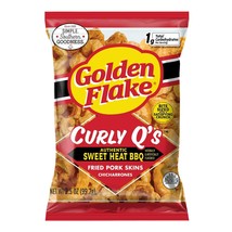 Golden Flake Sweet Heat BBQ Curly Q Pork Skins 3.5oz/ 3pk - $21.77