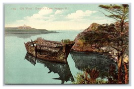 Vecchio Naufragio Brenton&#39;s Cove NEWPORT Rhode Island Ri Unp DB Cartolina T5 - £3.97 GBP