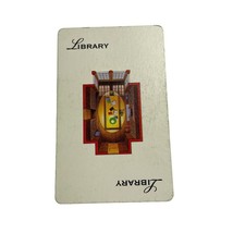 Vintage 1998 Library CLUE Room Card Replacement Game Piece u - £5.47 GBP