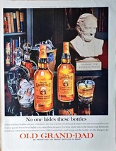 1964 Old Grand Dad Whiskey Vintage PRINT AD Kentucky Bourbon Drink Statu... - $14.69 CAD