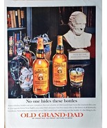 1964 Old Grand Dad Whiskey Vintage PRINT AD Kentucky Bourbon Drink Statu... - $10.73
