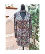 H&amp;M Multicolor Floral Polyester Halter Neck Long Sleeve Knee Length Dres... - $508.49 MXN