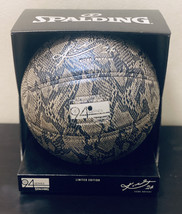 NEW Spalding Limited Edition Kobe Bryant 94 Series Silver Basketball Black Mamba - £159.12 GBP