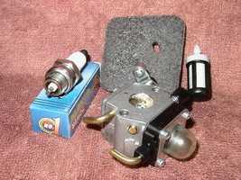 STIHL Trimmer Carburetor + Air + Fuel filter + Spark Plug FS38 FS45 FS46... - £9.75 GBP