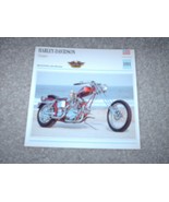1991 Harley Davidson Chopper Atlas Motorcycle Card NOS Printed in USA - £5.11 GBP