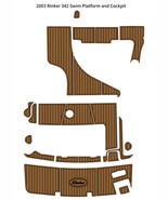 2003 Rinker 342 Swim Platform Cockpit Pad Boat EVA Foam Faux Teak Deck F... - $1,531.99 CAD