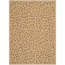 SAFAVIEH Courtyard Collection 8&#39; x 11&#39; Natural / Gold CY6104 Indoor/ Out... - £222.85 GBP