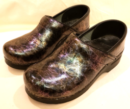 Dansko Clog Shoes Made in Italy Sz: EU38/US ~7.5-8  Marble Leather - $49.98