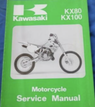 1991 Kawasaki KX80 KX 100 Motorcycle Service Shop Repair Manual 99924-11... - $29.99