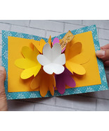 3D Pop-up Flower File.  Instant Download.  SVG &amp; PDF Files.  No Physical... - £0.98 GBP