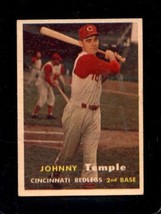 1957 Topps #9 Johnny Temple Vg Reds Uer *X66533 - £5.23 GBP