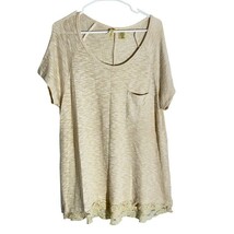 Cream Knit Scoop-Neck Tunic Top  XXL - $17.82