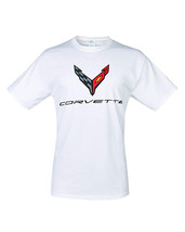 C8 Corvette Next Gen Carbon Flash White Cotton T-Shirt - £23.58 GBP