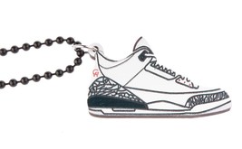 Good Wood Nyc Blanco Cemento 0.9ms Zapatillas Collar / Gris/Negro III Ki... - $263.35 MXN