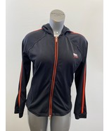 Roots Active Full Zip Hoodie Size Large Blue Orange Long Sleeve Polyeste... - $7.92